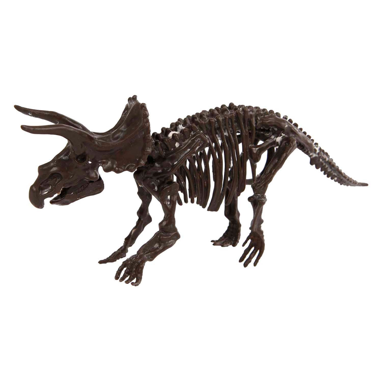 Dinoworld Fossile Talons Puzzle avec une figure de dinosaure supplémentaire
