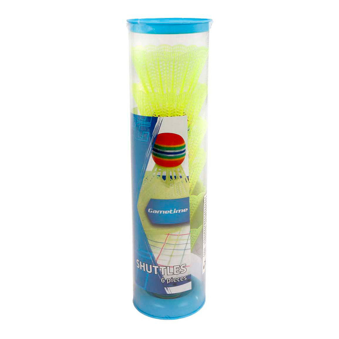 Gametime Nylon Navette jaune avec tête de mousse 6e.