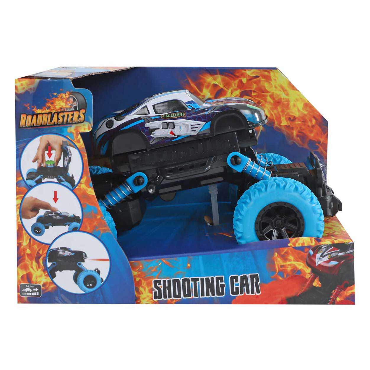 Fonction de tir de camion à grande roue Roadblasters