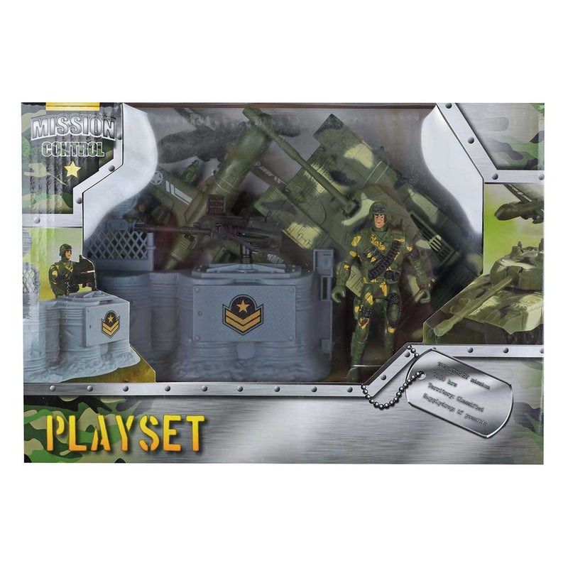Ensemble de jeu de contrôle de mission avec réservoir 18,5 cm - 4 pièces.