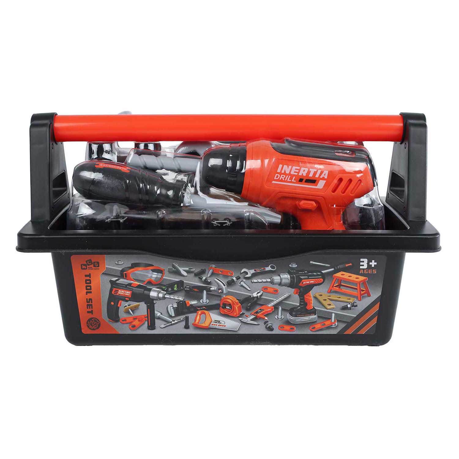 Coffret d'outils avec perceuse - 18 pcs