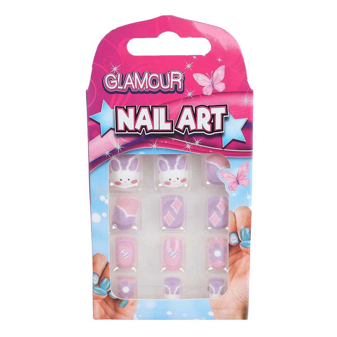 Ongles artificiels Glamour, 12 pcs.