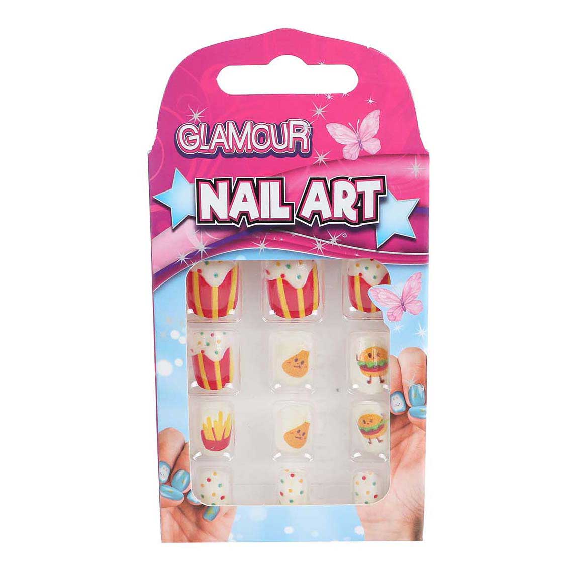 Ongles artificiels Glamour, 12 pcs.
