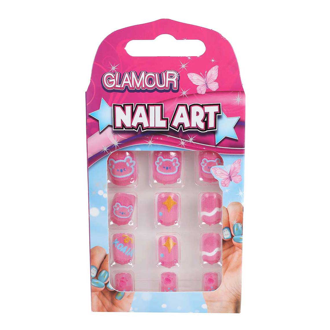 Ongles artificiels Glamour, 12 pcs.