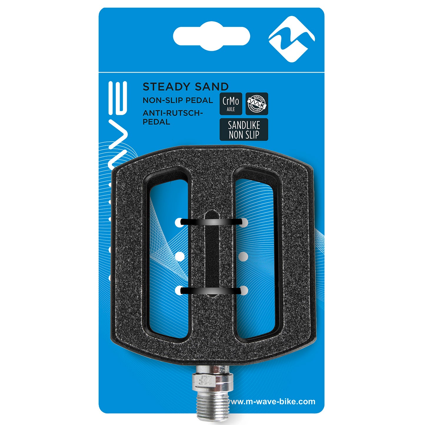 Pédale antidérapante à sable stable M-wave