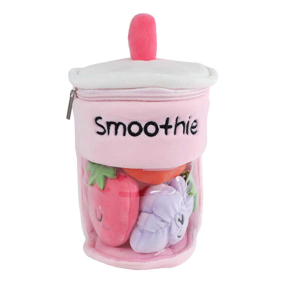 Menu moelleux peluche smoothie aux fruits - 20cm