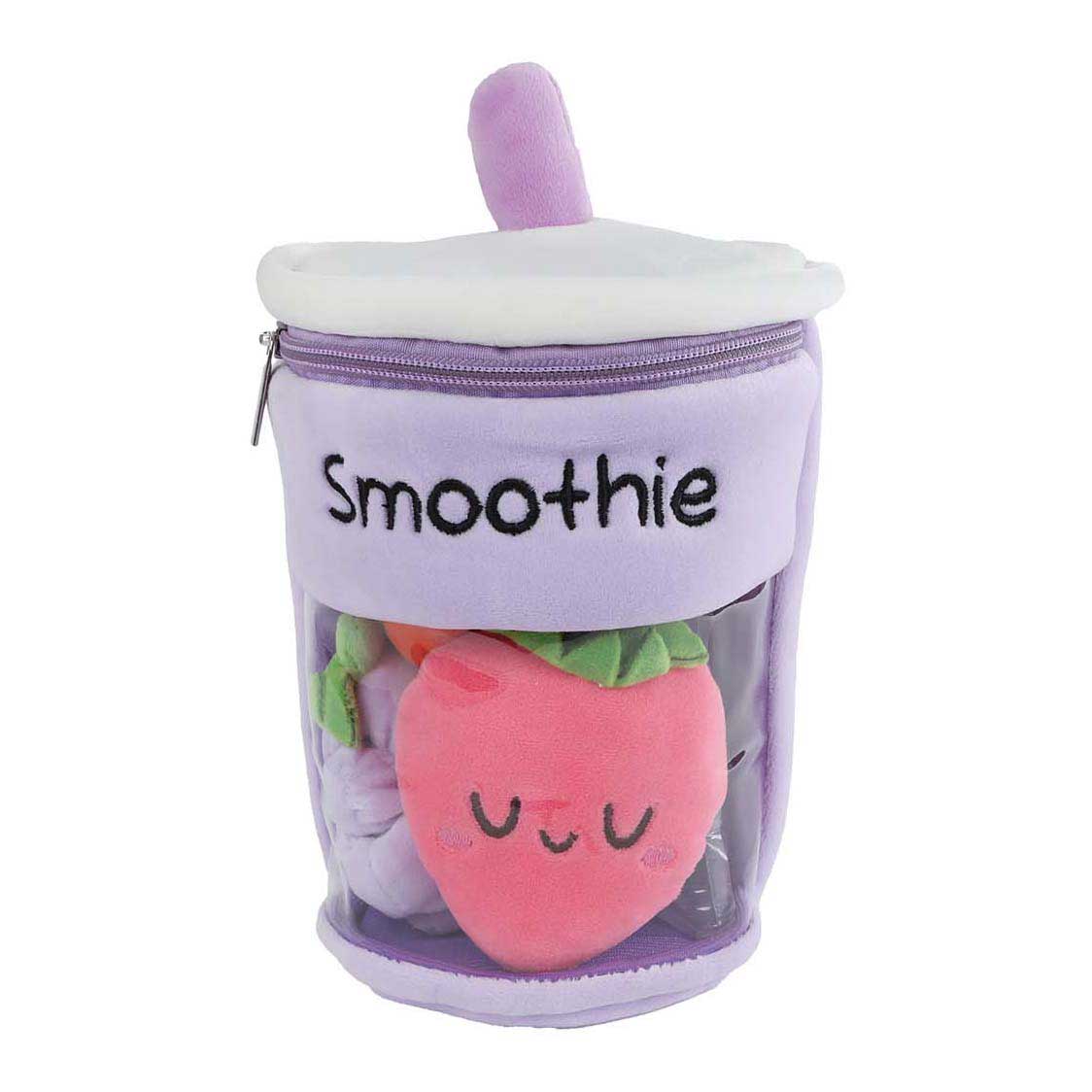 Menu moelleux peluche smoothie aux fruits - 20cm