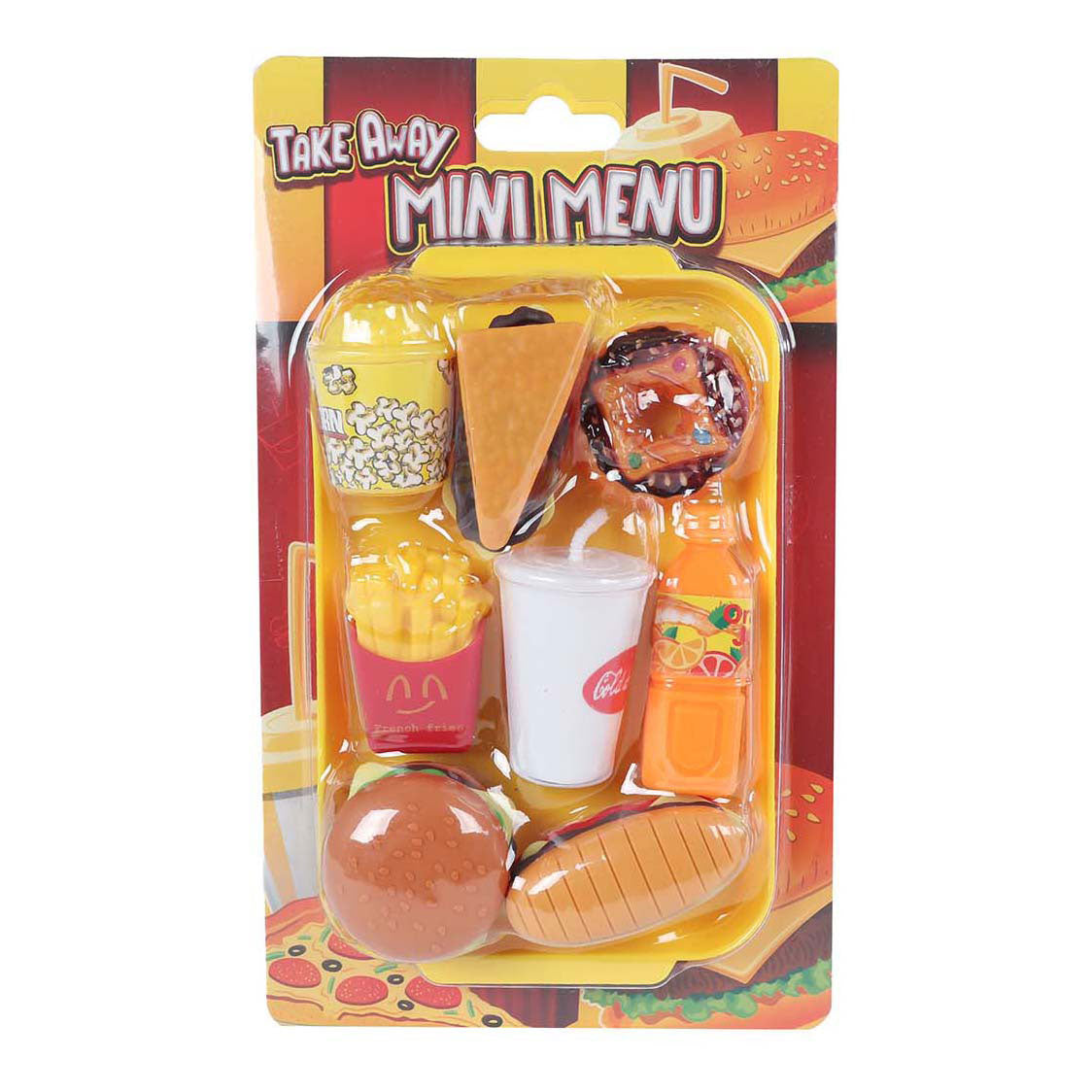 Ensemble de jeu de mini-menus de restauration rapide