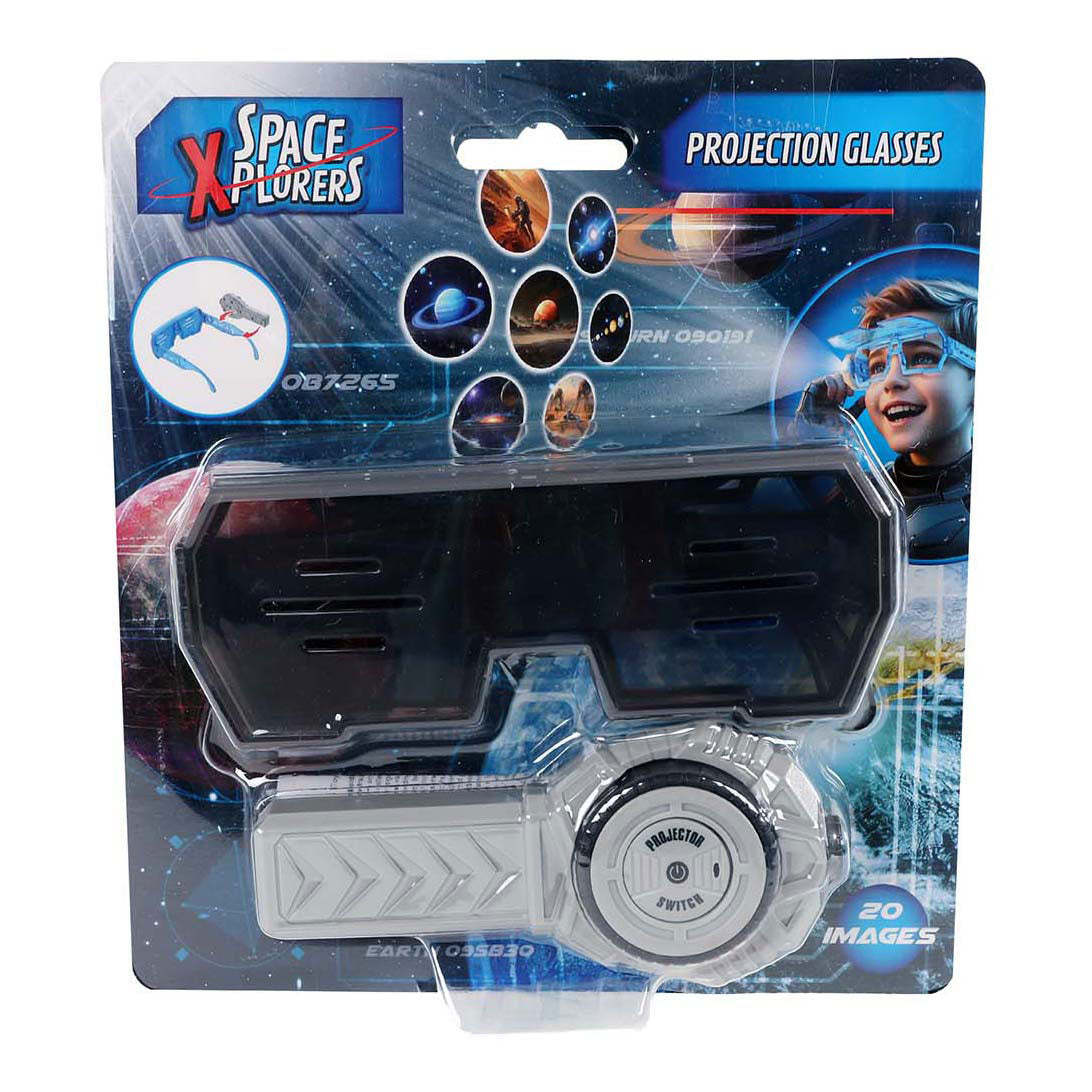 Lunettes de projecteur Space Explorers avec 20 images