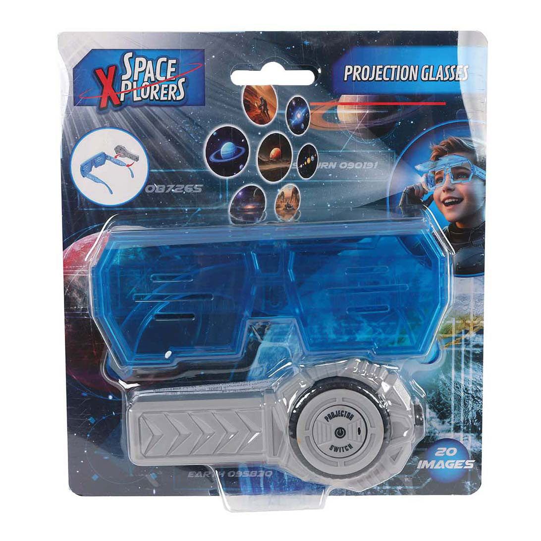 Lunettes de projecteur Space Explorers avec 20 images