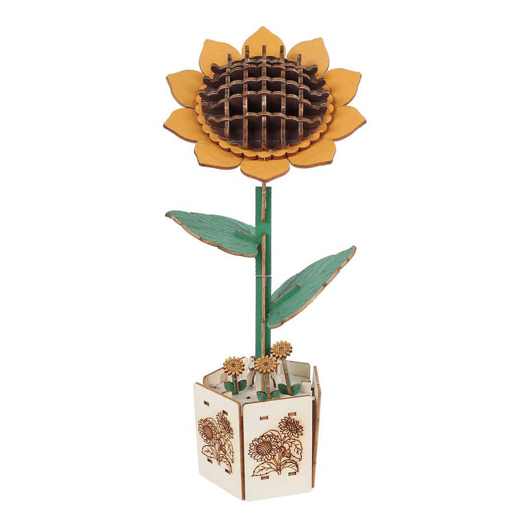 Fabriquez vos propres fleurs en bois - 20,5 cm
