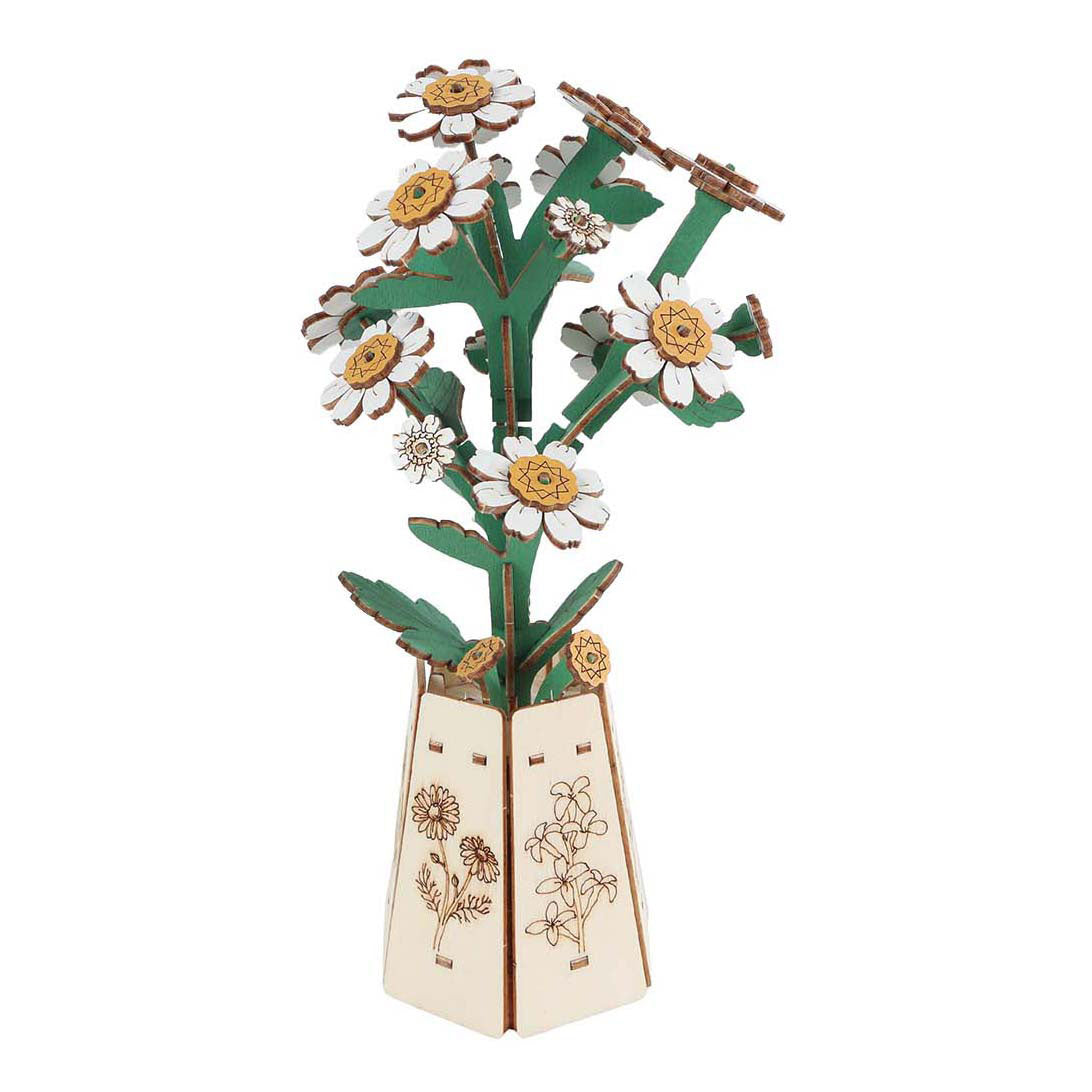 Fabriquez vos propres fleurs en bois - 20,5 cm