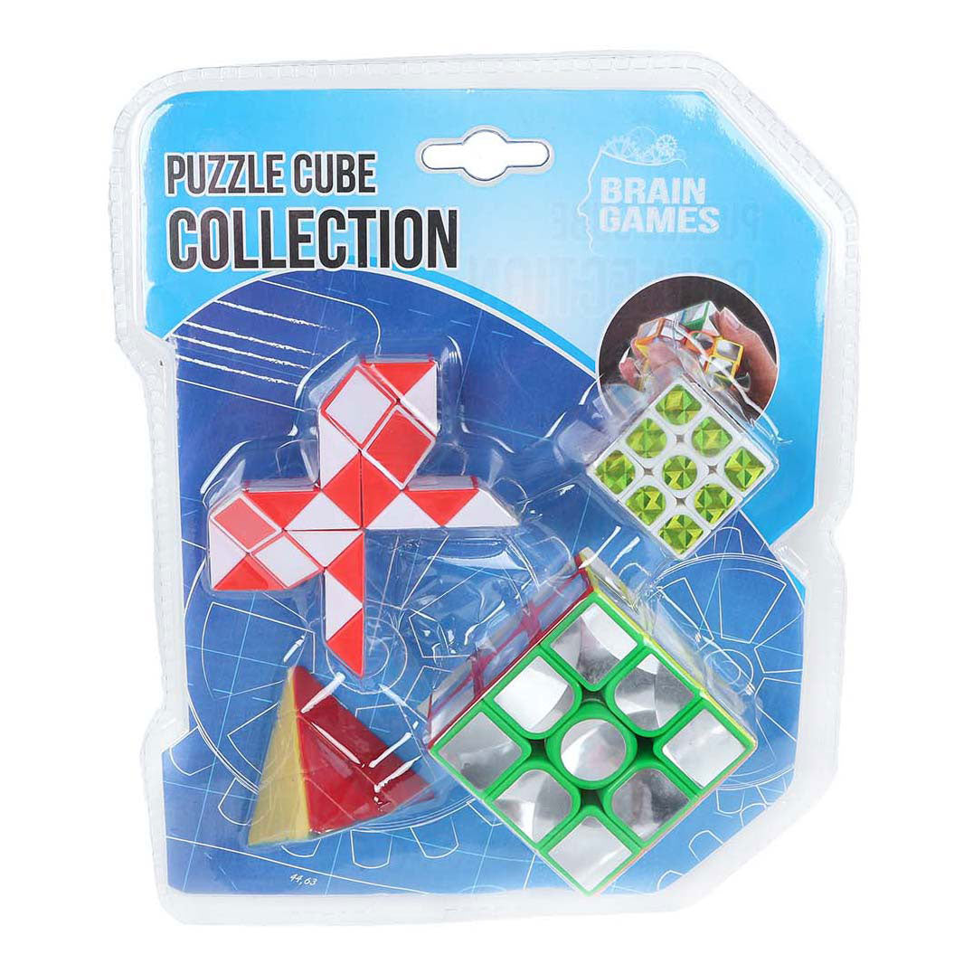 Ensemble de cubes de puzzle de jeux de réflexion - 4 pcs.
