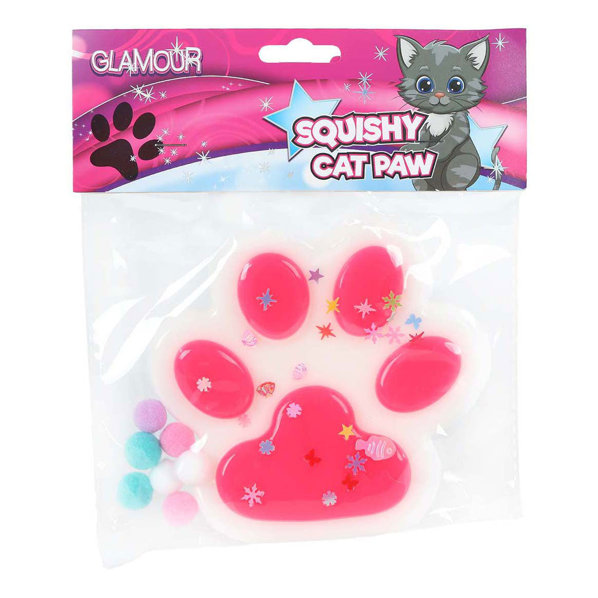 Glamour squishy méga patte de chat 12.5cm
