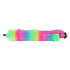 Stylo arc-en-ciel géant et pelucheux Glamour - 28 cm