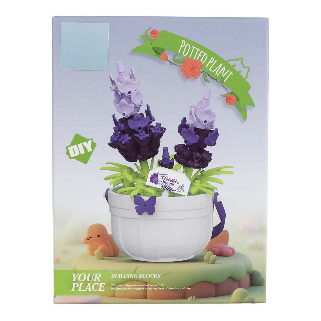 Jeu de construction plante en pot