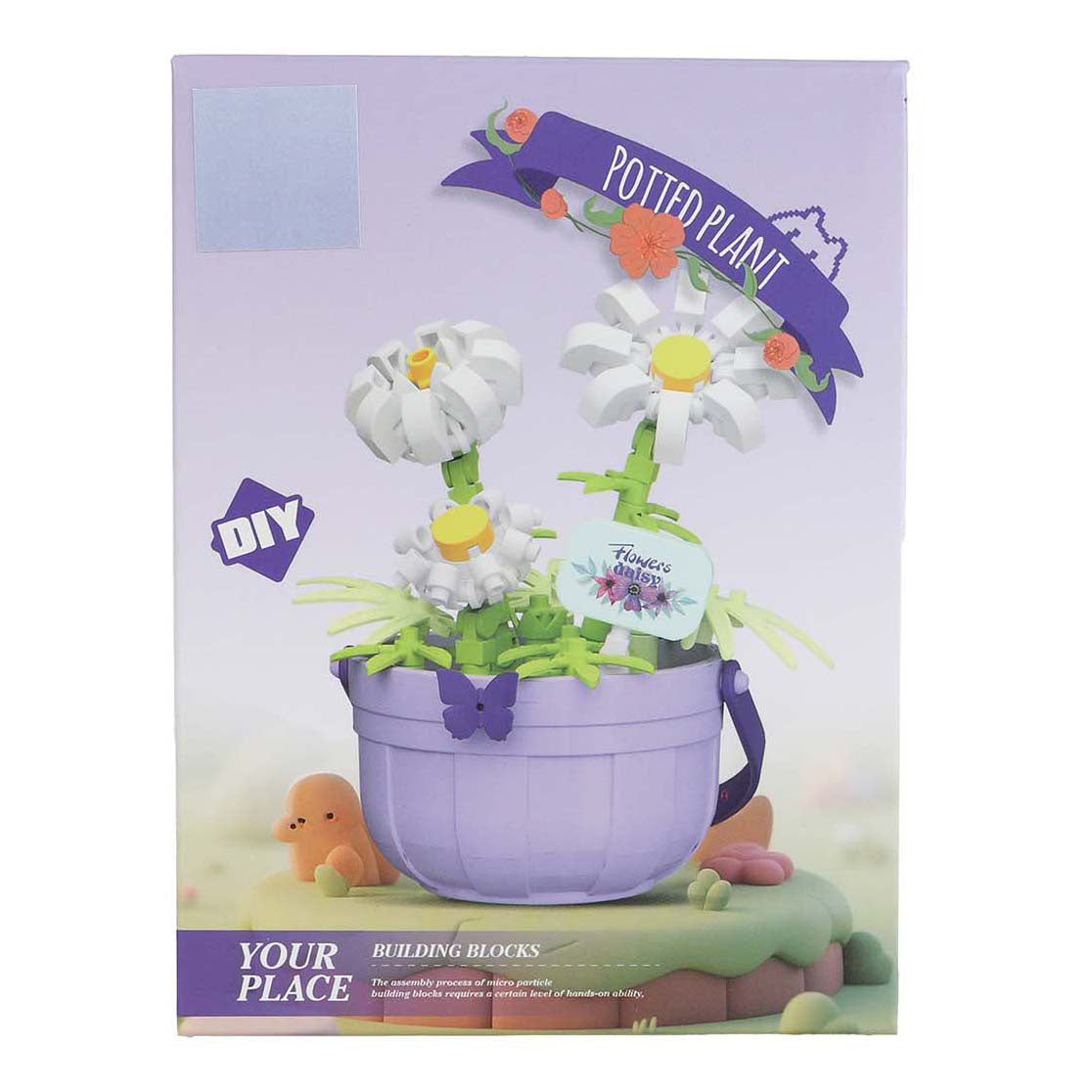 Jeu de construction plante en pot