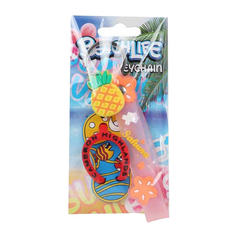 Porte-clés tongs amusantes à la plage