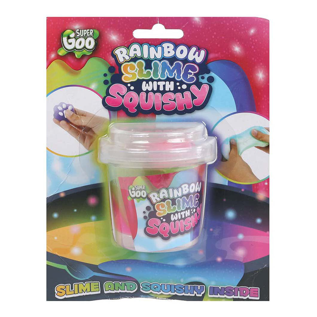Ty super goo arc-en-ciel avec squishy - 90gr.