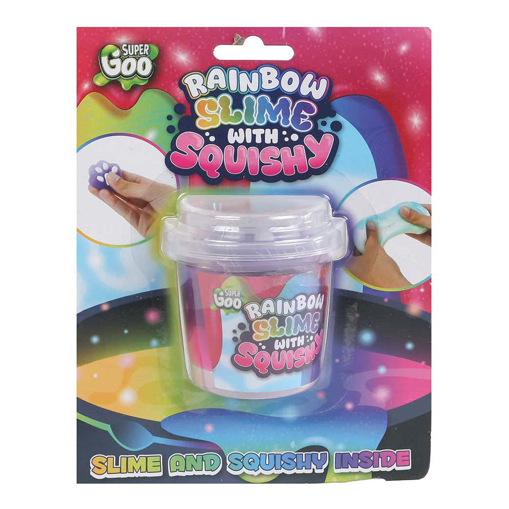 Ty super goo arc-en-ciel avec squishy - 90gr.