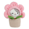 Peluche chat en pot Take Me Home - 16 cm
