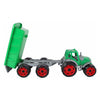 Tracteur 2 jeux avec remorque vert - 52cm