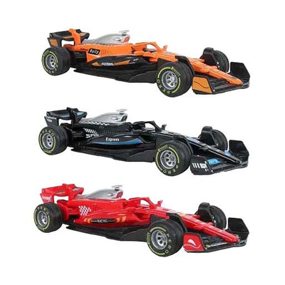Voiture de course de formule 2 jeux moulée sous pression - 13 cm
