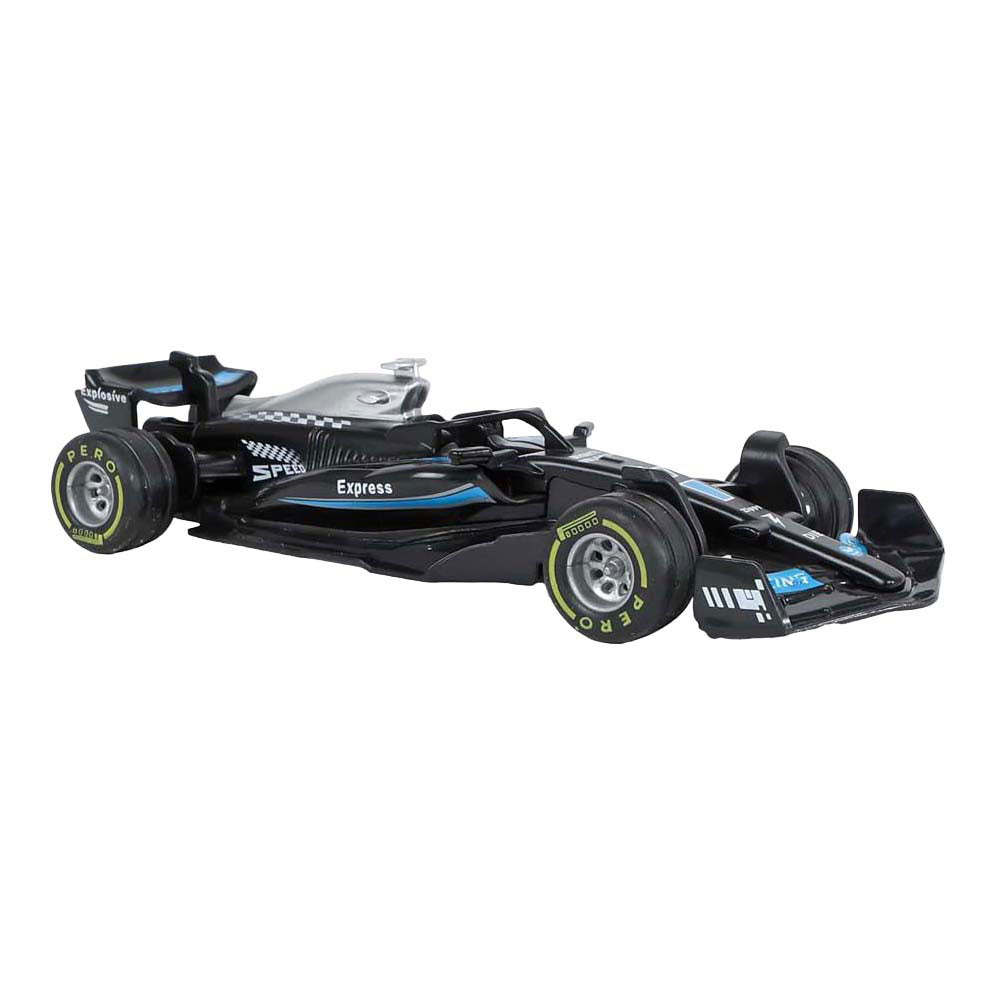 Voiture de course de formule 2 jeux moulée sous pression - 13 cm
