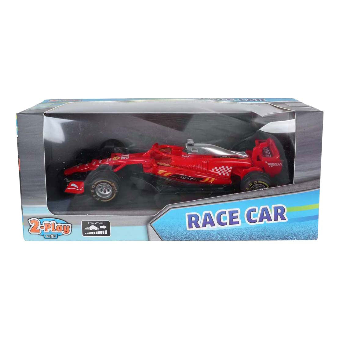 Voiture de course de formule 2 jeux moulée sous pression - 13 cm