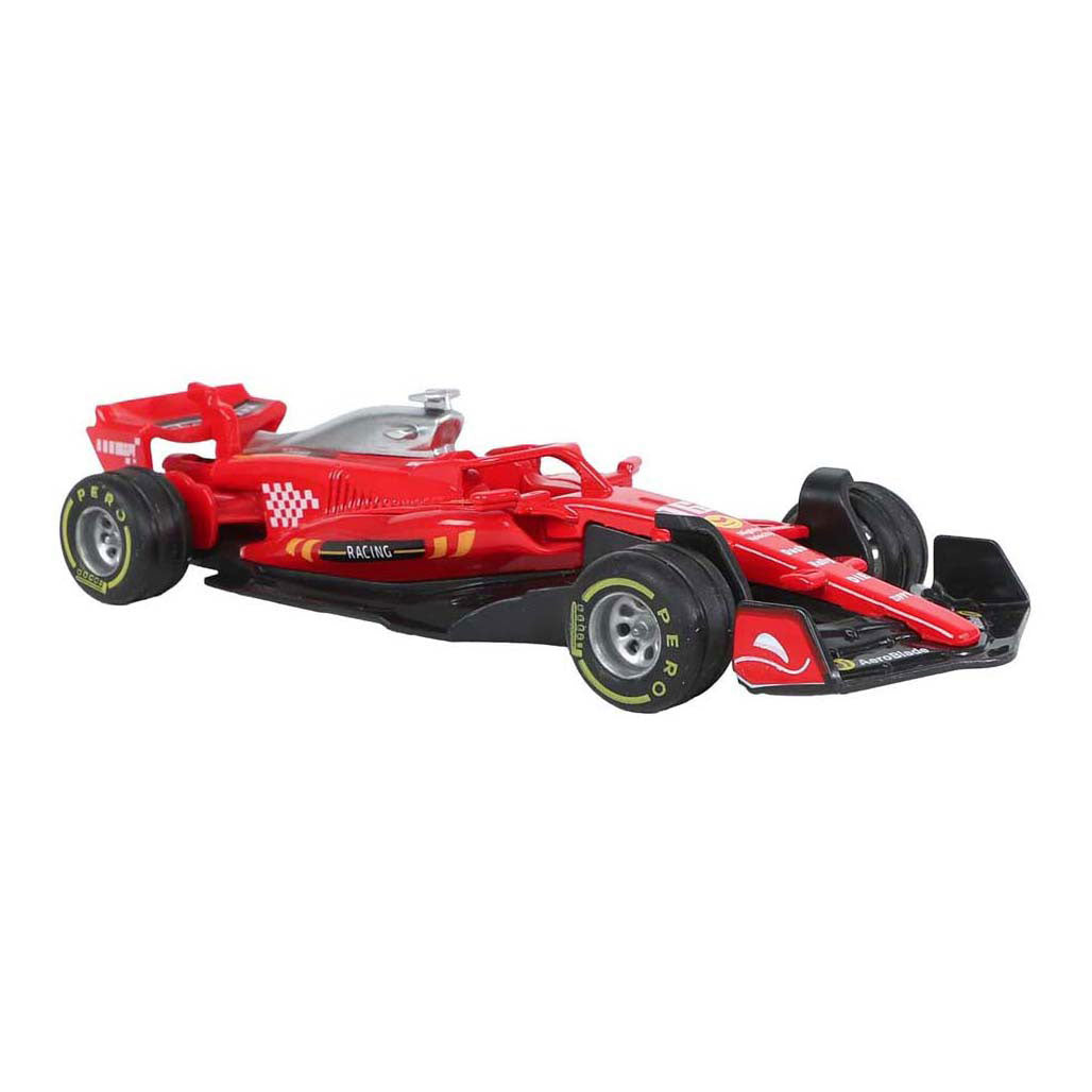 Voiture de course de formule 2 jeux moulée sous pression - 13 cm