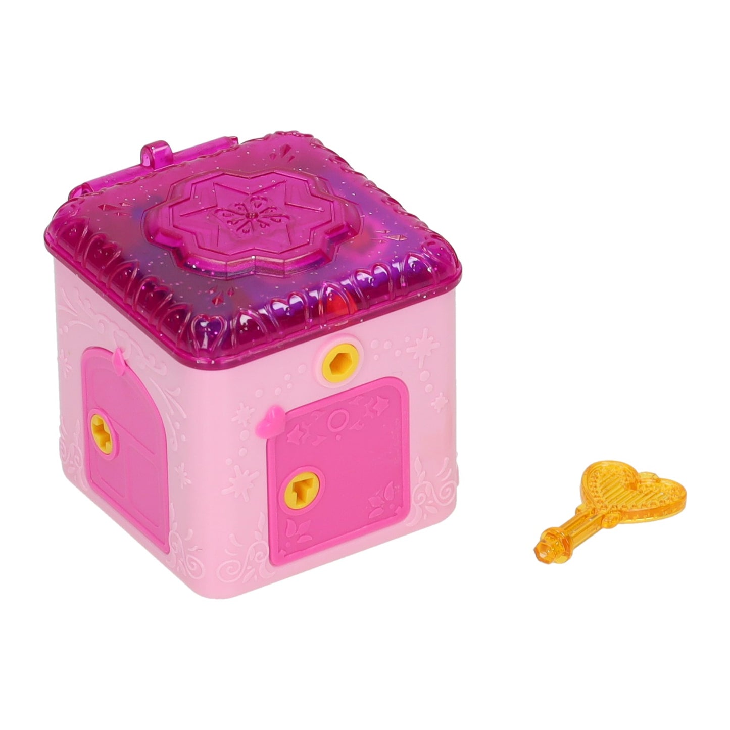 Coffret surprise rose 5 clés - 5x5x5cm
