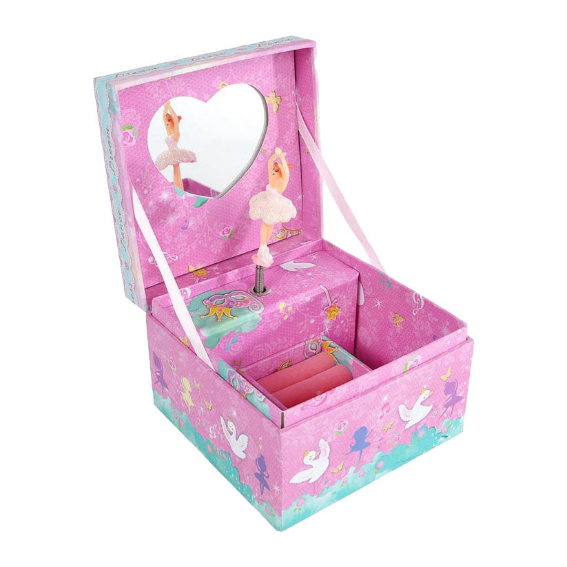 Boîte à bijoux avec ballerine dansante en musique 15cm