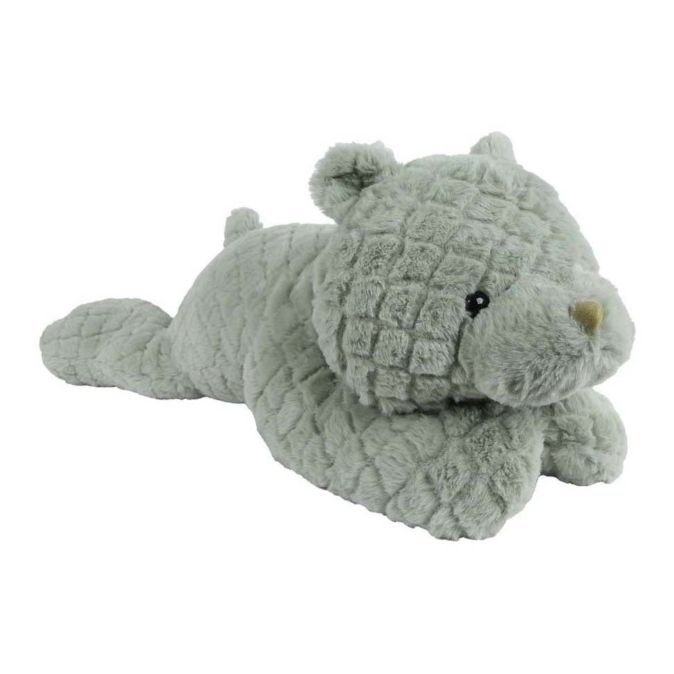 Peluche mini club ours couché vert - 70cm