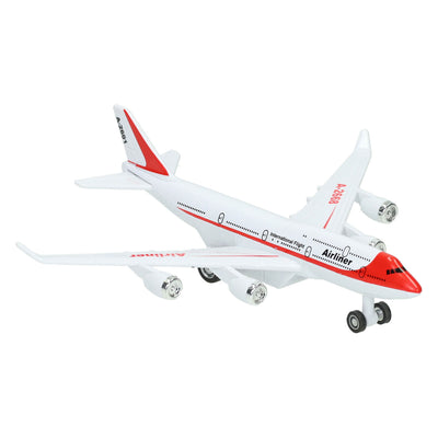 Avion en métal à tirer 2 jeux - 16 cm