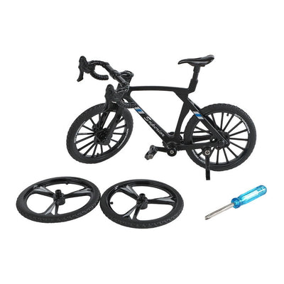Vélo de course en métal avec roues de secours - 10cm