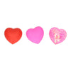 Coeurs sensoriels spongieux 4cm - 3pcs.
