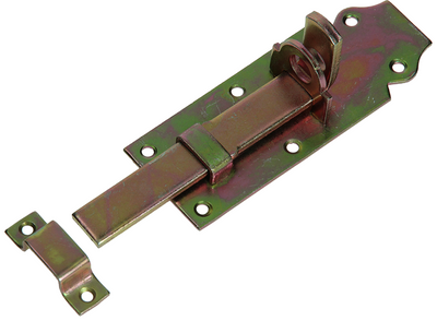 Mack 1069124 - glissière pour cadenas galvanisé jaune clair 120 mm | 5 pièces