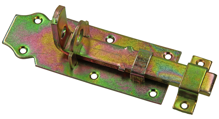 Mack 1069124 - glissière pour cadenas galvanisé jaune clair 120 mm | 5 pièces