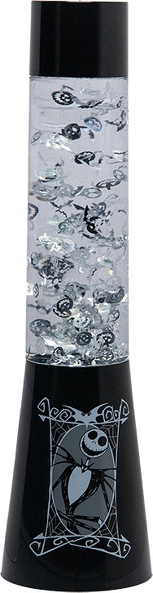 Lampe à flux Paladone L'Étrange Noël de Monsieur Jack 33 cm - Lampe d'ambiance Disney sous licence officielle, objet de collection Halloween avec décorations en aluminium flottantes -