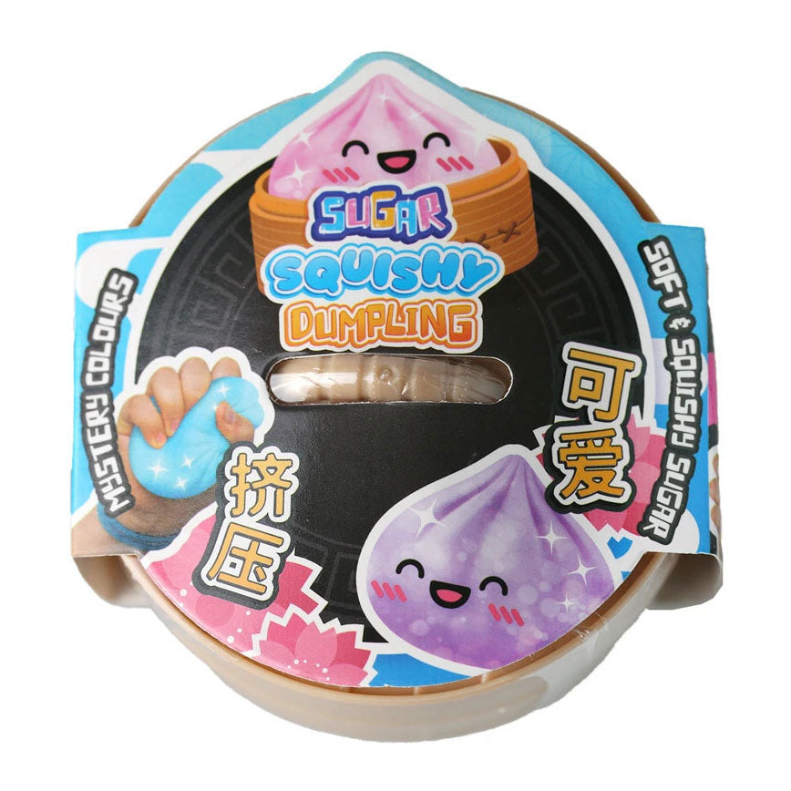 Dumpling de sucre fidget Kawaii dans un panier vapeur - 9 cm