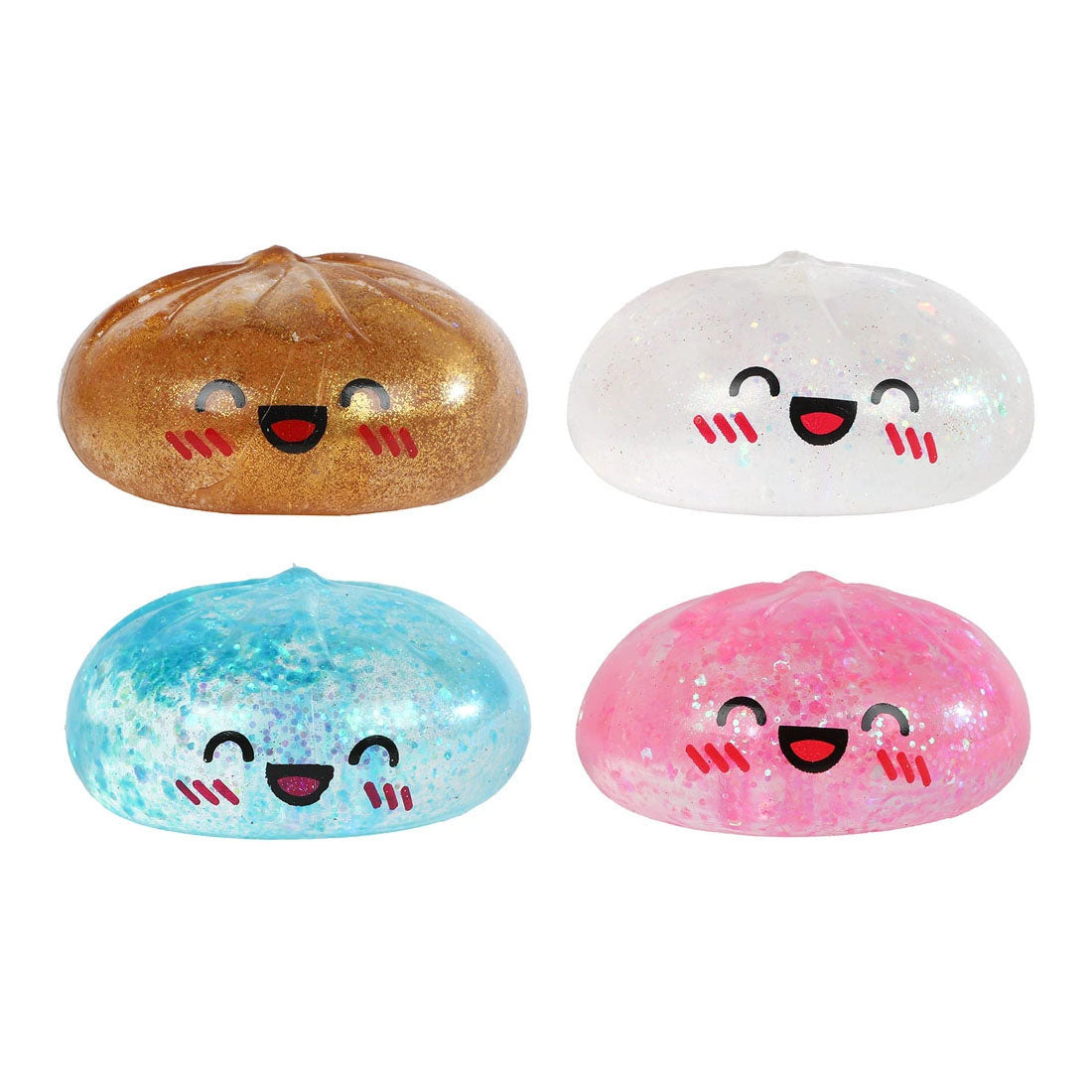 Dumpling de sucre fidget Kawaii dans un panier vapeur - 9 cm