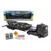 Transporteur de camions moulés à 2 jeux avec des réservoirs, 24 cm