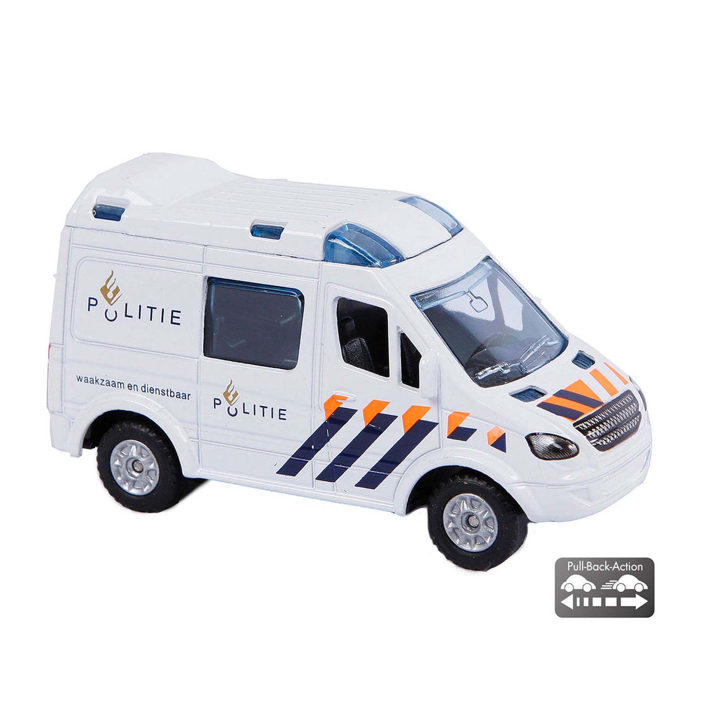 Kids Globe Die Cast Police Car NL, 8cm
