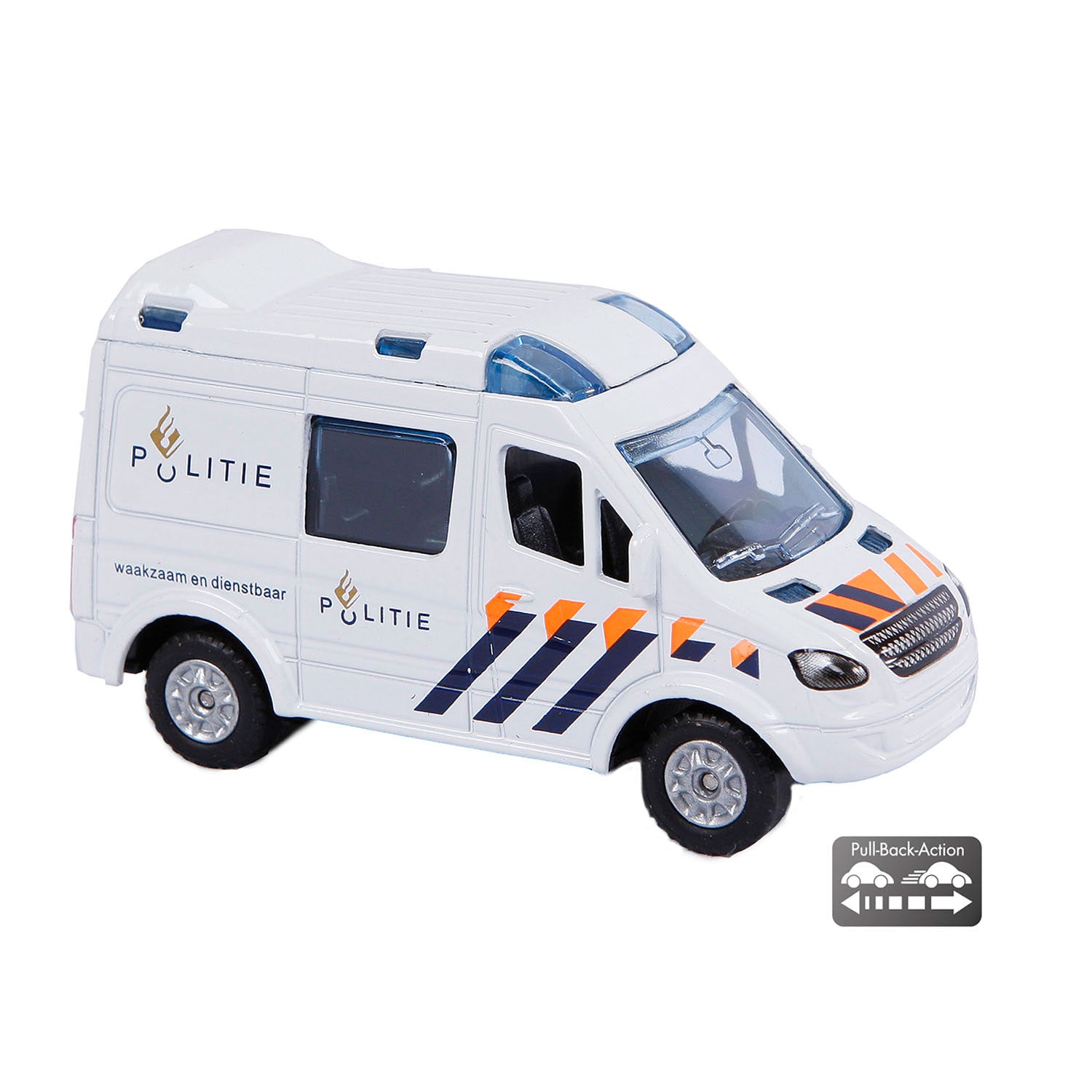 Kids Globe Die Cast Police Car NL, 8cm
