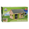 Kids Globe Globe Horse Stable avec 2 boîtes et stockage 1:32