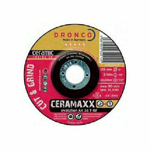 Disque abrasif Dronco 125x3,0x22 évolution céramique (nml) | 10 pièces
