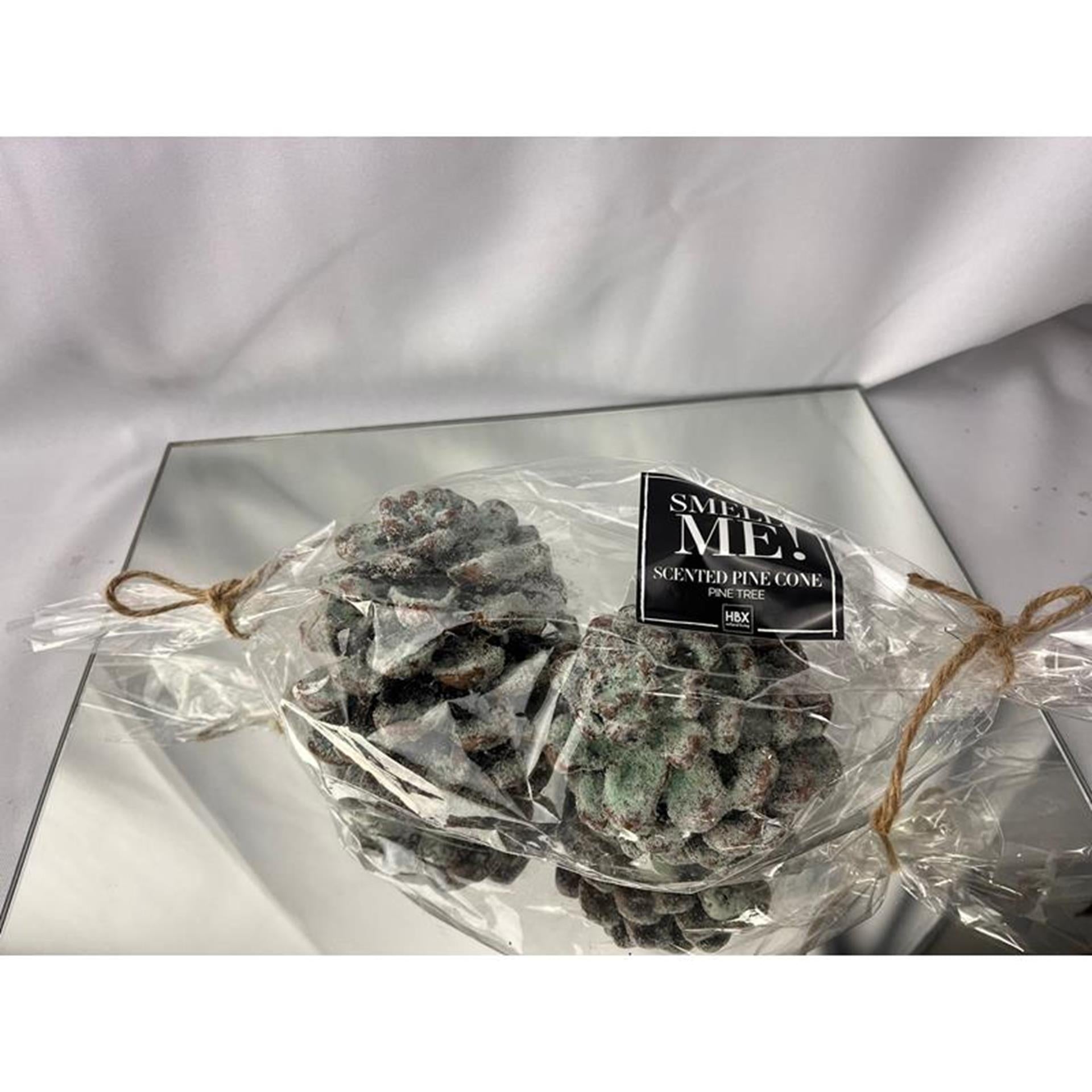 HBx parfum naturel vivant pommes de pin pin 2 pièces
