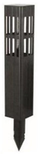Ensemble de lampadaires solaires Luxform 1 pièce | Floride | 20 lumens | noir
