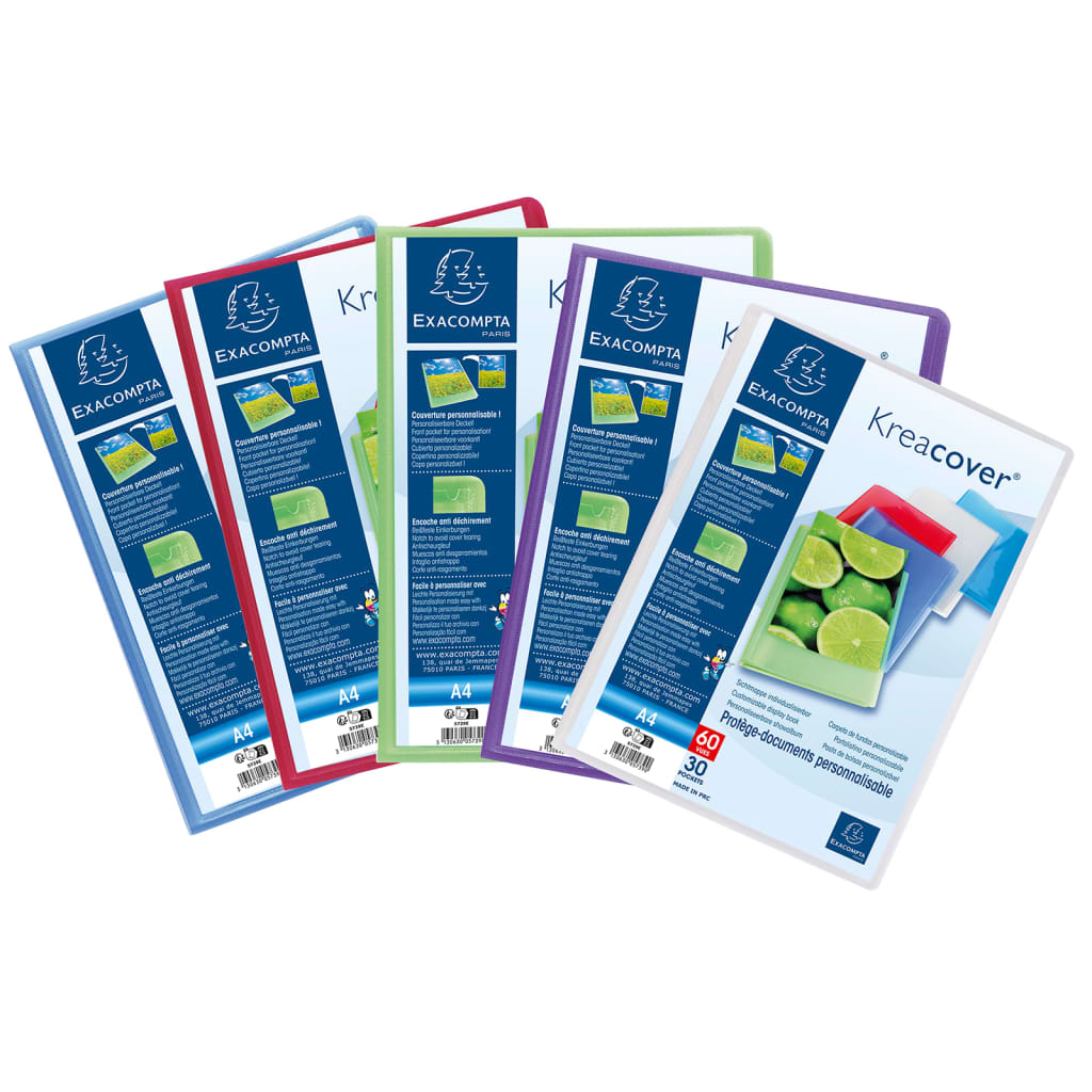 EXACOMPTA EXACOMPTA PORTFOLIO FOLDERS KRACOVER 12 ST A4 ​​30 Sujets PP