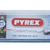 Pyrex Cook Freeze Baking Plat 25 x 20 cm avec couvercle alimentaire